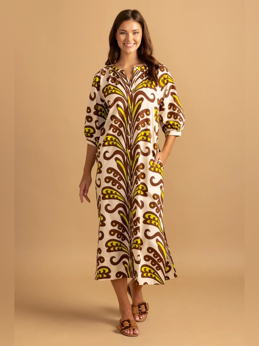 NWT | Double A Madeleine Dress in Ornament